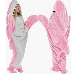 Shark One-Piece Pajama Set - front view