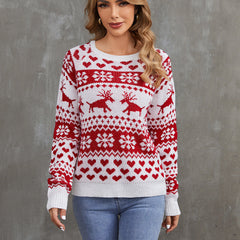Knitted Cardigan Christmas Ugly Sweater - back view