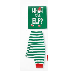 Men's Elf Pajama Set - fabric detail