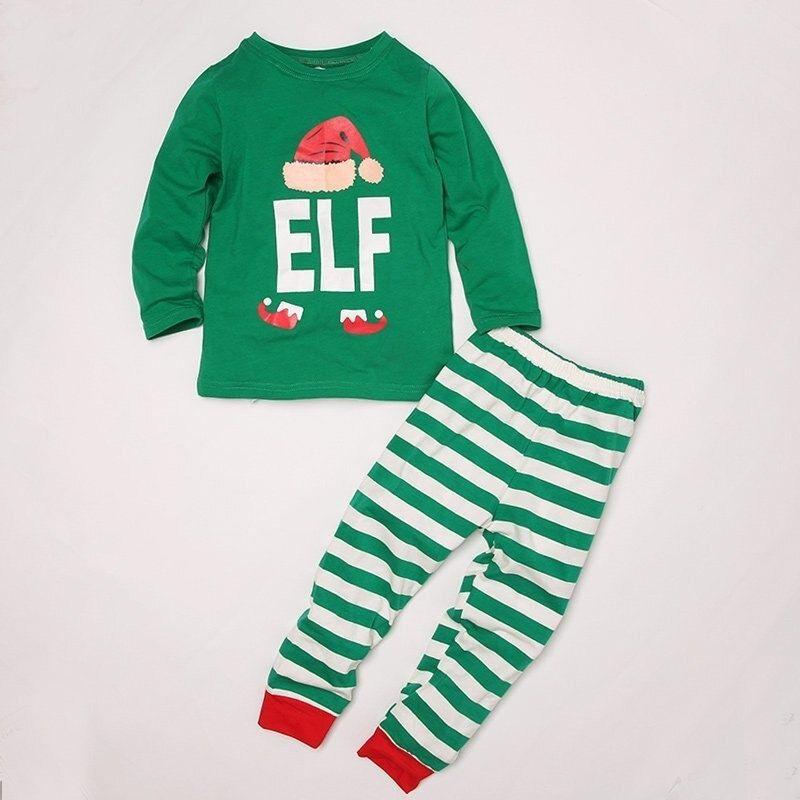 Men's Elf Pajama Set - back view