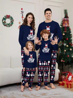 Christmas Ho Ho Ho Family Pajama Set - front view