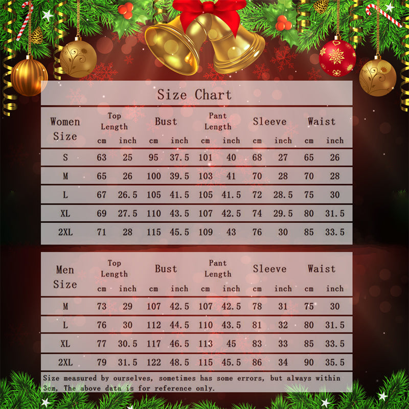 White O Neck Matching Family Christmas Pyjamas Set