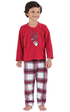 Boys' Fireside Fleece Pajamas - front view