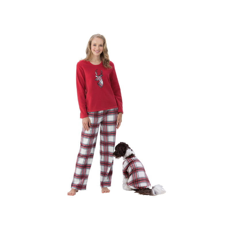 Fireside Fleece Pet & Owner Matching Pajamas - front view