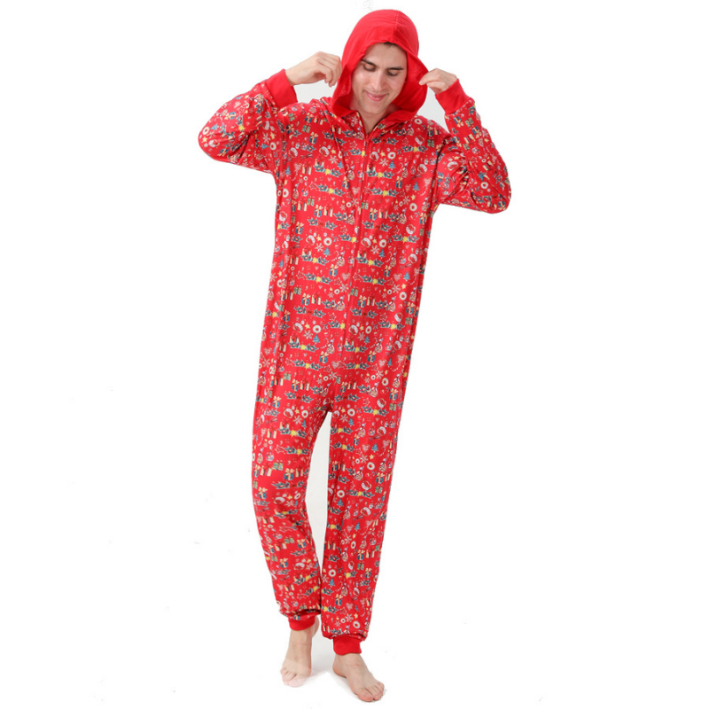 Flapjack Matching Family Pajama Set - fabric detail