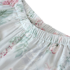 Floral Print Pajama Set - back view