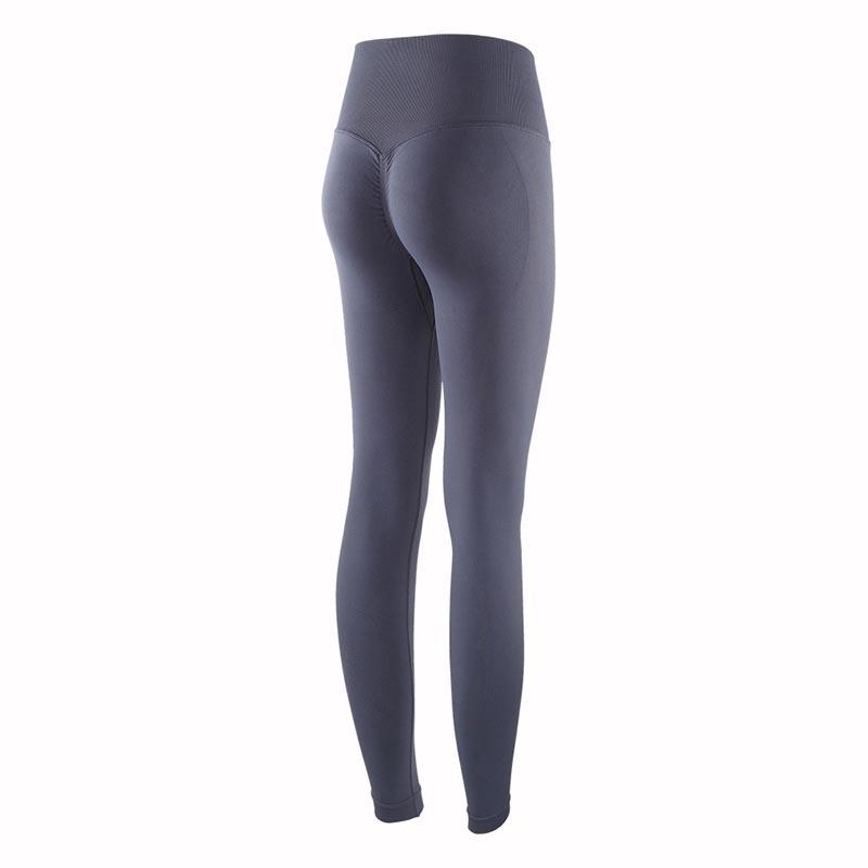 Women's High-Waist Sports Fitness Leggings - back view
