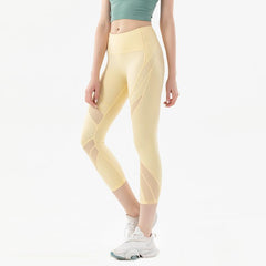 Women's High-Waist Yoga Pants - fabric detail