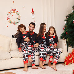 Family Holiday Christmas Matching Pajamas - model wearing