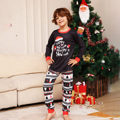 Family Holiday Christmas Matching Pajamas - back view