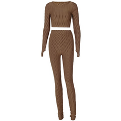 Women's Honeycomb 2-Piece Gym Set - back view