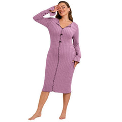 Women's Winter Sleepwear Set - back view
