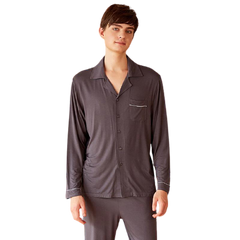 Men's Long-Sleeve Pajama Set - model wearing