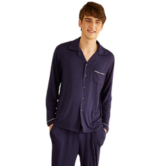 Men's Long-Sleeve Pajama Set - lifestyle