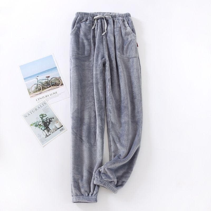 Men's Winter Cozy Pajamas - back view