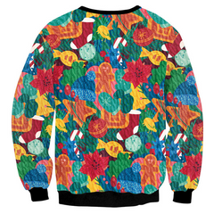 Unisex Christmas Ugly Sweater - back view