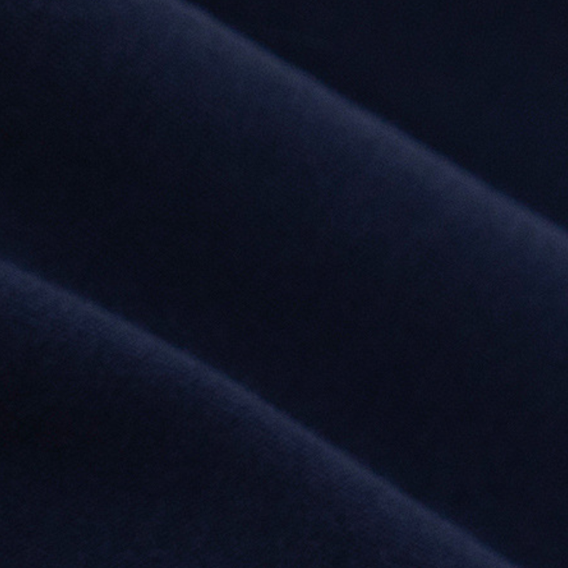 Men's Blue Stripe Cotton Pajama Shorts Set - fabric detail