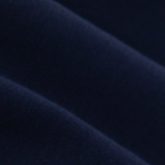 Men's Blue Stripe Cotton Pajama Shorts Set - fabric detail