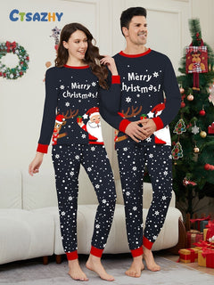 Merry Christmas Snowflake Family Pajama Set - back view