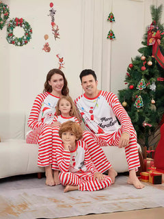Christmas Plaid Family Pajama Set - front view