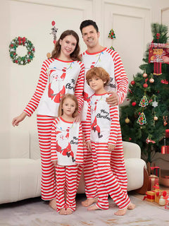 Christmas Plaid Family Pajama Set - back view