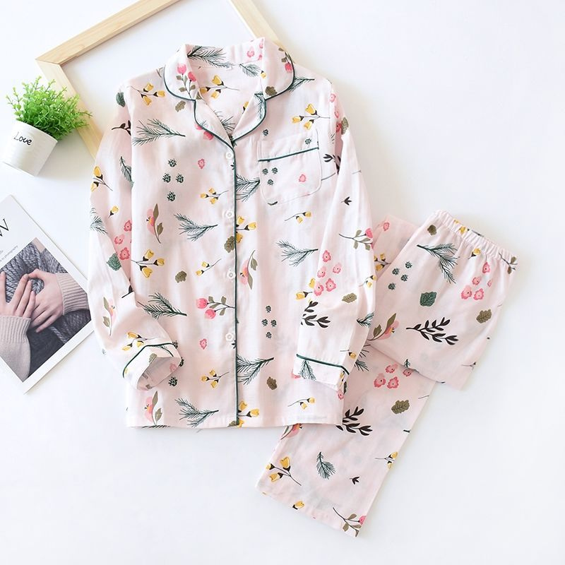 Pink Bluebell Pajama Set - front view