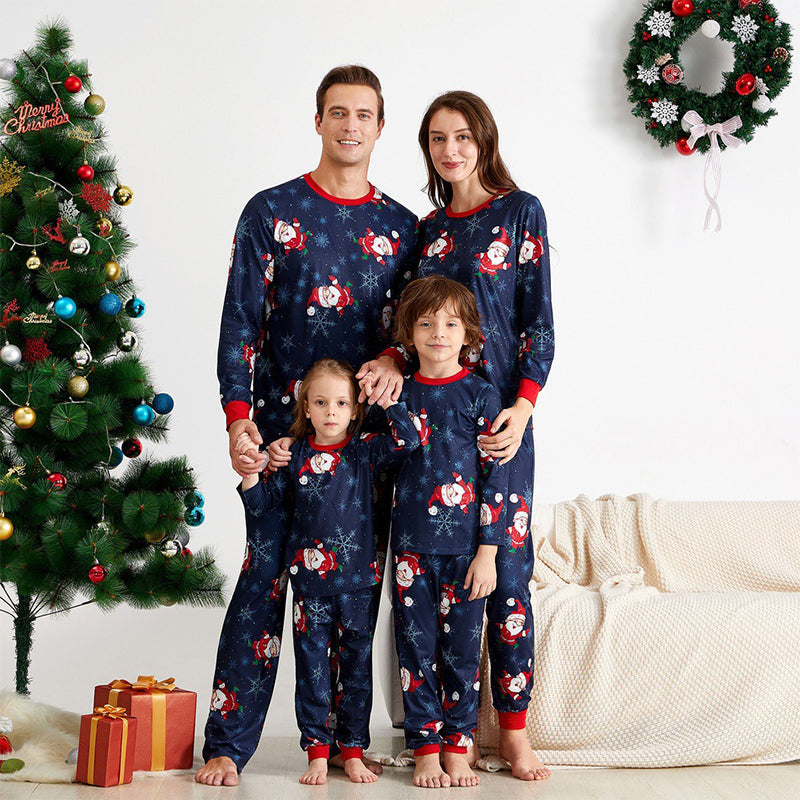Polar Bear Fleece Matching Family Pajamas - front view
