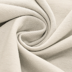 Men's Apricot Cotton Short Sleeve Pajama Set - fabric detail