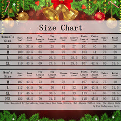 Red Christmas Matching Family Pajama Set - fabric detail