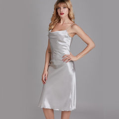 Silk Spaghetti Nightdress - fabric detail