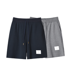 Men's Waffle Cotton Summer Shorts - front view