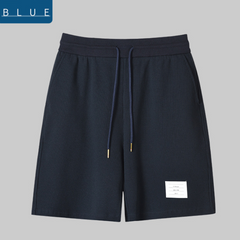 Men's Waffle Cotton Summer Shorts - fabric detail