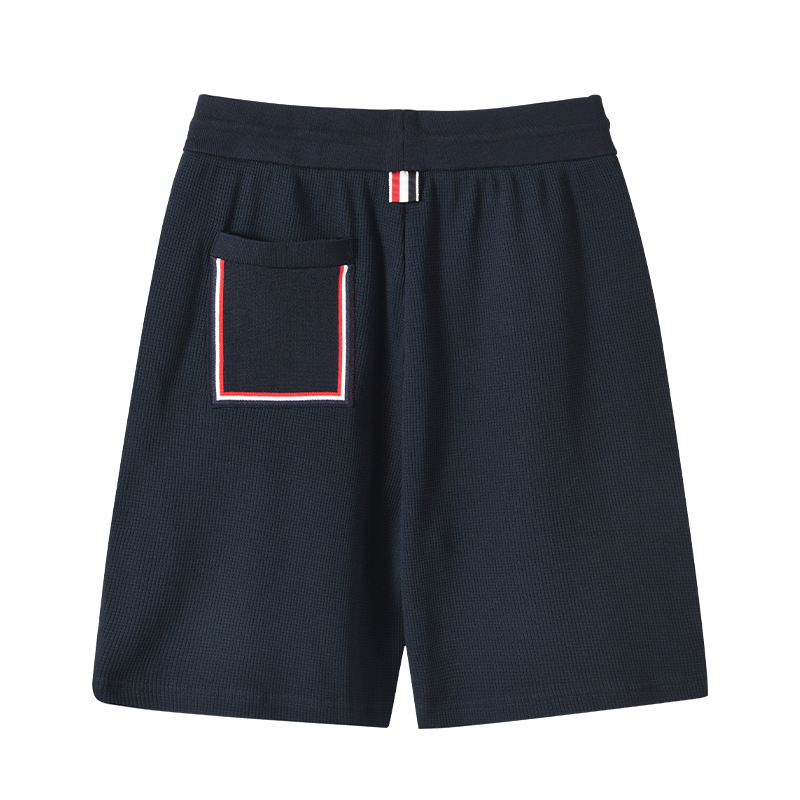Men's Waffle Cotton Summer Shorts - side view
