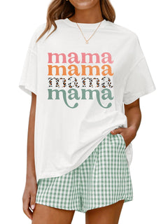 Women's Summer Pure Cotton Shorts Pajama Set - close-up detail