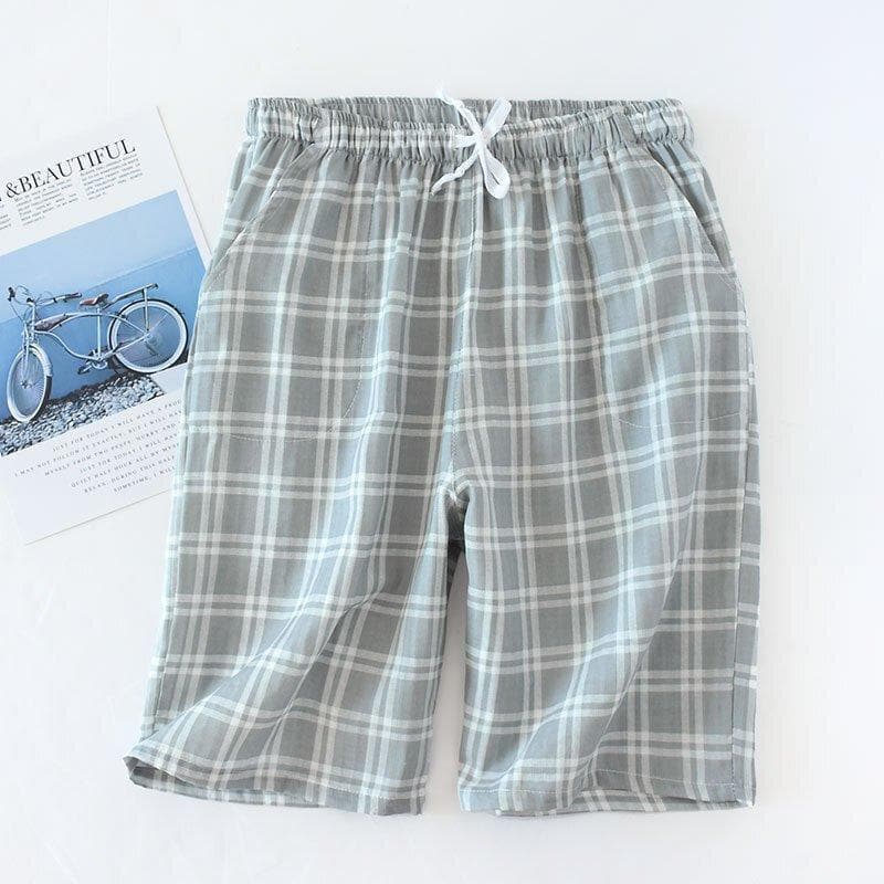 Men's Summer Sleepwear Shorts - fabric detail