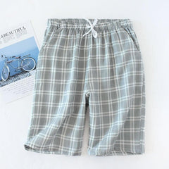 Men's Summer Sleepwear Shorts - fabric detail