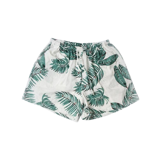 Women's Colorful Printed Cotton Shorts - lifestyle