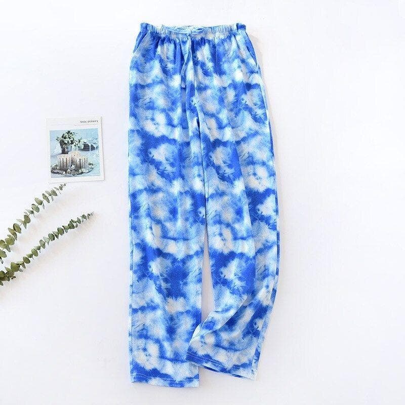 Women's Tie-Dye Sleep Pajamas Set - back view