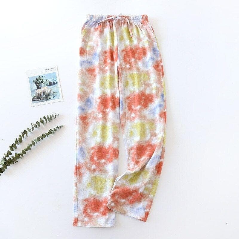 Women's Tie-Dye Sleep Pajamas Set - lifestyle