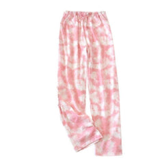 Women's Tie-Dye Sleep Pajamas Set - detail view