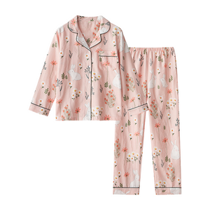 White Rabbit Printed Pyjamas Set