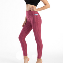 Load image into Gallery viewer, TikTok Honeycomb Legging With Side Pocket
