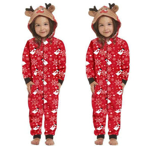 Jumpsuit with hoodie Matching family Christmas Pyjama Set