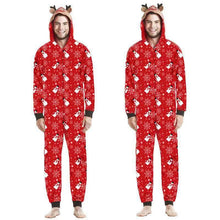 Load image into Gallery viewer, Jumpsuit with hoodie Matching family Christmas Pyjama Set
