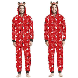 Jumpsuit with hoodie Matching family Christmas Pyjama Set