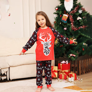 Deer Pattern Christmas Matching Family Pyjamas