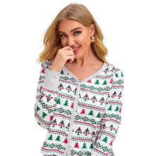 Load image into Gallery viewer, christmas-printed-Pyjama-set-for-women
