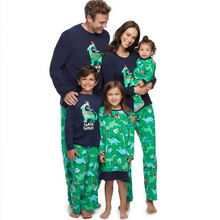 Load image into Gallery viewer, Matching Family Santa Saurus Christmas Pyjama Sets
