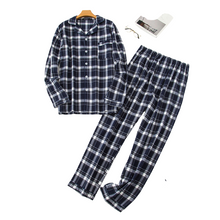 Load image into Gallery viewer, Men Flannel Pyjamas Set
