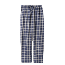 Load image into Gallery viewer, Men Navy Blue Large Grid Pyjamas
